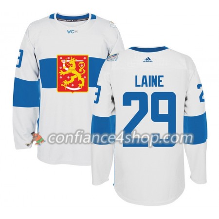 Adidas Maillot de Hockey Finlande Patrik Laine 29 Coupe du monde de hockey sur glace 2016 Blanc Premier - Homme